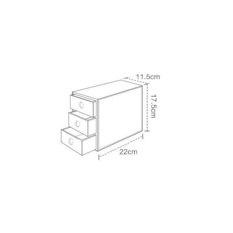 Hộp đựng đồ dùng để bàn bằng gỗ TACHI.DEOR-023 | D22 x R11.5 x C17.5cm | Hộp gỗ đựng văn phòng phẩm | Hộp đựng mỹ phẩm