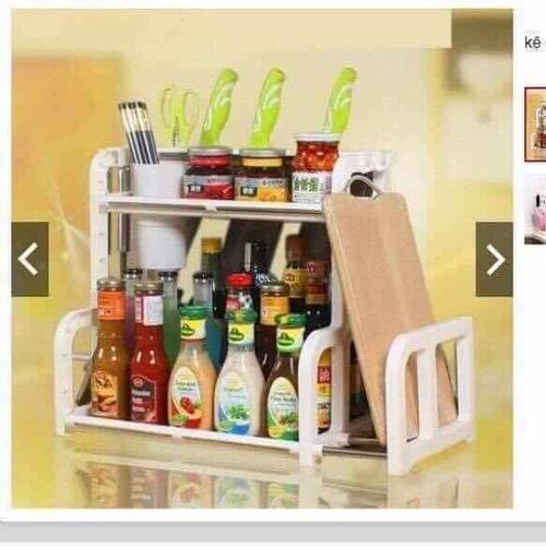 KỆ GIA VỊ CHỮ H ĐA NĂNG CÓ CHỖ ĐỂ THỚT CAO CẤP