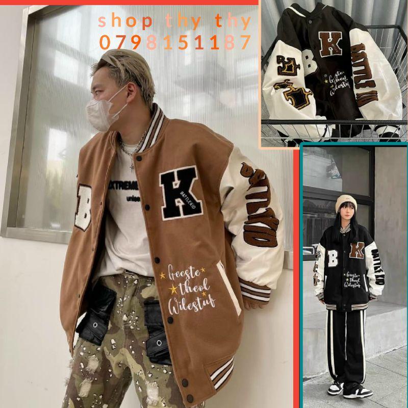 Áo khoác cadigan nỉ cao cấp from rộng kiểu bomber thêu hình cực chất unisex nam nữ phong cách teen,mẫu cardigan hè mới