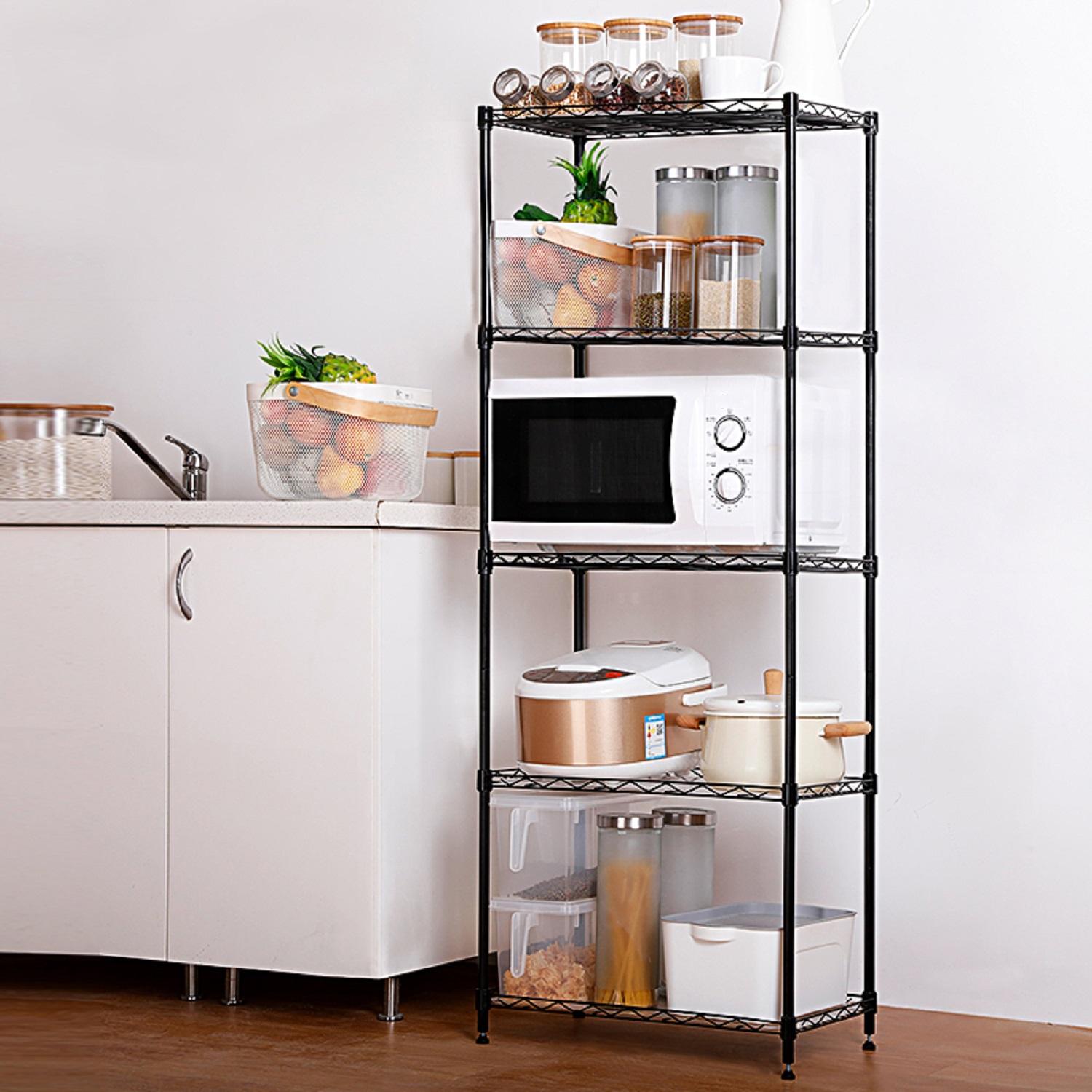 Kệ 5 tầng cho nhà bếp chịu lực, chống gỉ