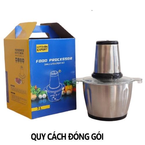 MÁY XAY THỊT, MÁY XAY ĐA NĂNG KITCHEN EXPERT HDA 2 LÍT CỐI INOX CHẤT LƯỢNG TỐT