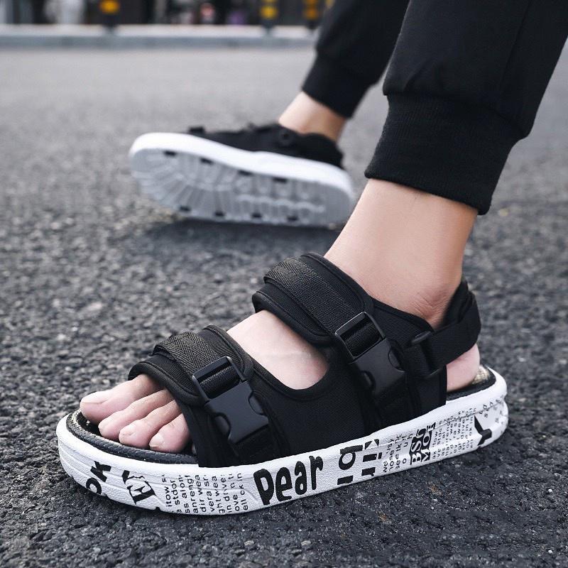 Giầy Sandal Nam Nữ Đế Chữ - quai hậu nam