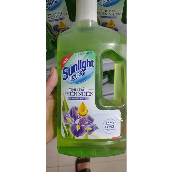 Nước lau sàn, lau nhà SUNLIGHT tinh dầu thiên nhiên hương hoa diên vỹ 1kg