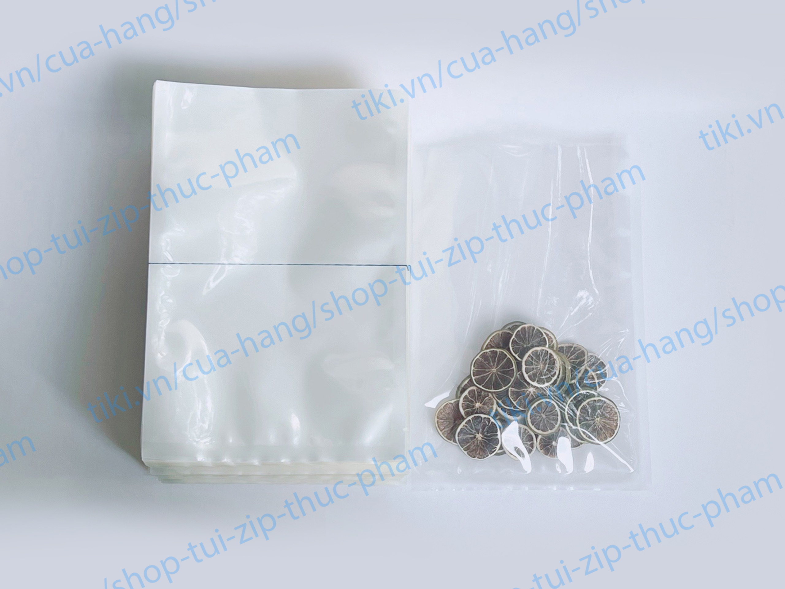 1KG Túi PA Hút Chân Không Đóng Gói Thịt - Cá - Khô - Lạp Xưởng - Bao hút chân đóng gói bảo quản thực phẩm - loại 2 mặt trơn