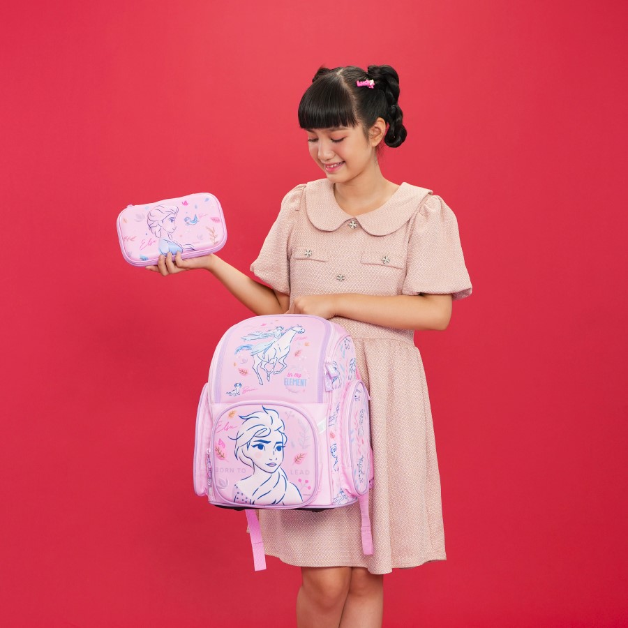 Ba Lô Fancy Nữ hoàng Elsa Hồng CLEVER HIPPO BLF1225