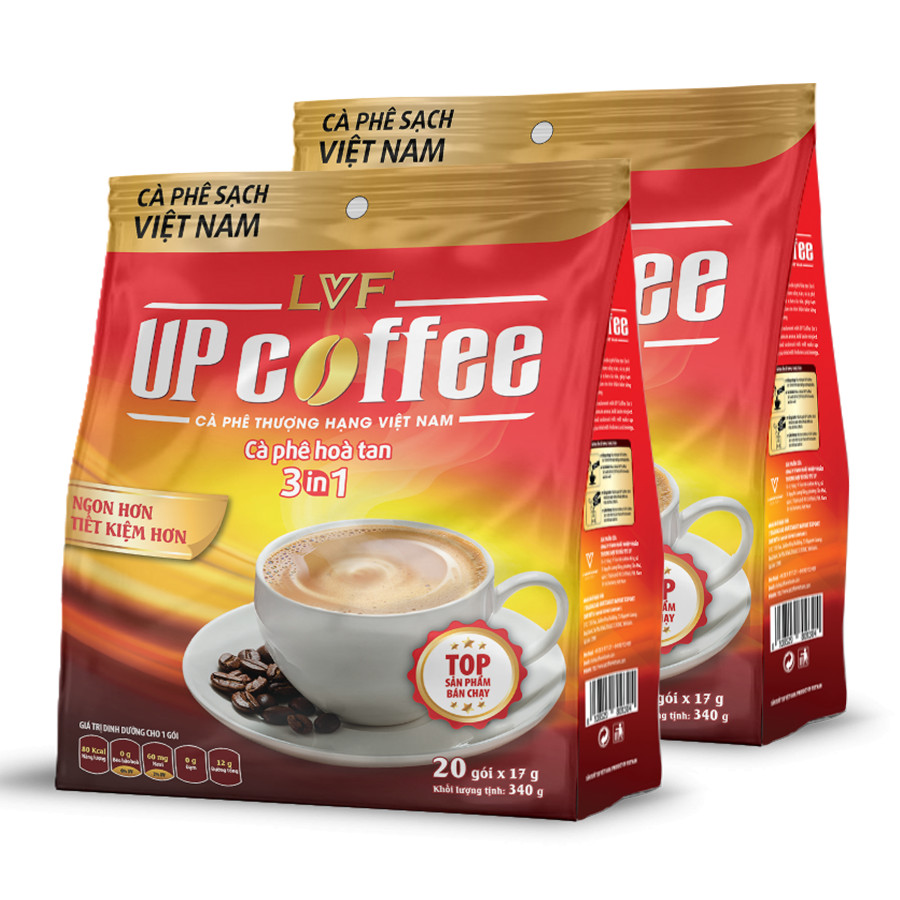 Combo 2 Cà phê hòa tan Up Coffee 3in1