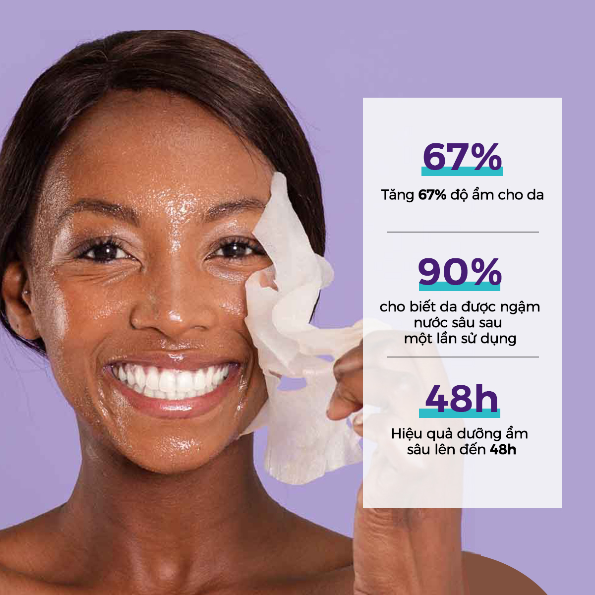 Mặt nạ dưỡng da Skin Republic Hyaluronic Acid + Collagen Face Mask 25ml
