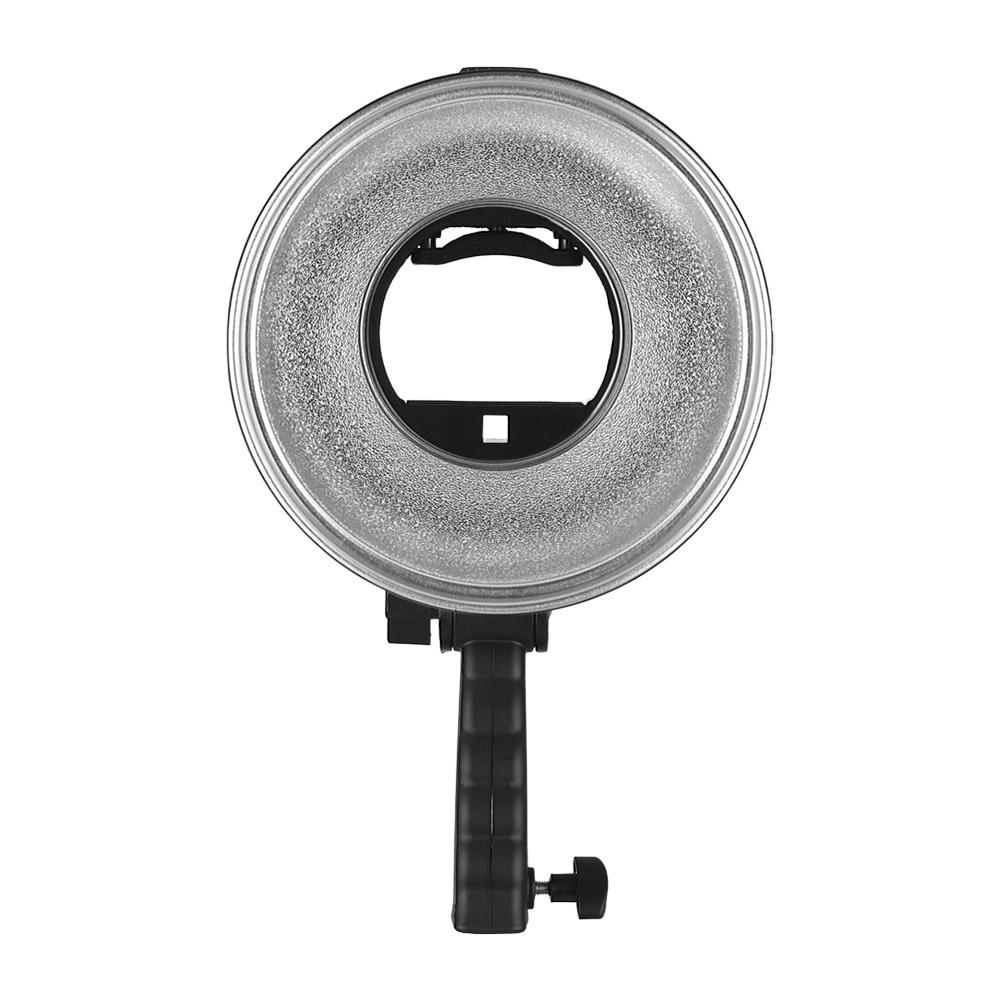 Giá đỡ đèn flash loại S cầm tay + Bộ khuếch tán phản xạ tiêu chuẩn 7 inch 65 độ với giá treo Bowens