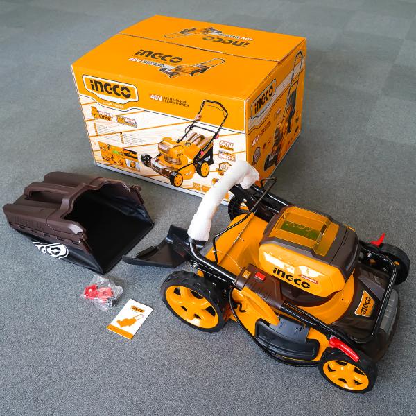 MÁY CẮT CỎ DÙNG PIN 2X20V- 460MM (KHÔNG KÈM PIN VÀ SẠC) 40V INGCO LMLI20185 - HÀNG CHÍNH HÃNG