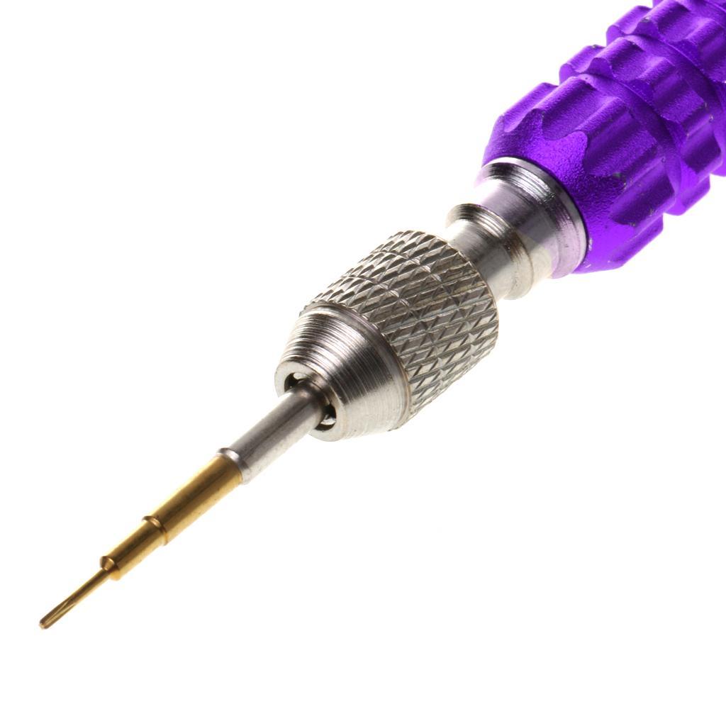 Mini Fix Cell Phone Repair Tool Kits 5 In1 Screwdriver Set Point Star Purple