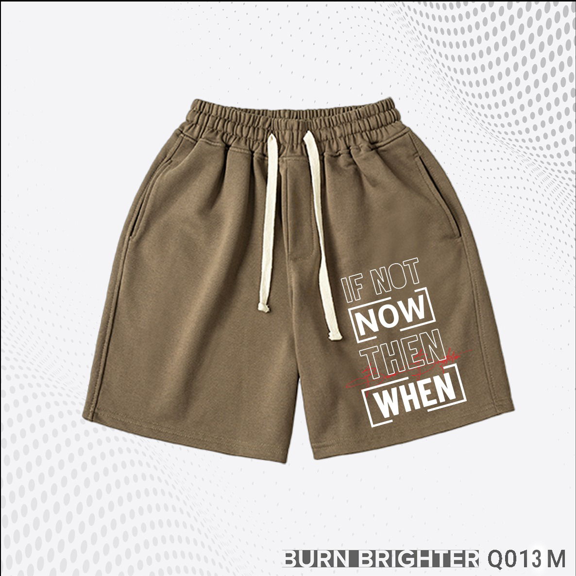 QUẦN SHORT UNISEX Q013 - BURN BRIGHTER