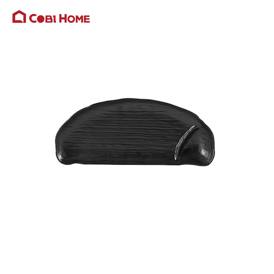 Địa nhựa hình lá chia ngăn màu đen bằng melamine