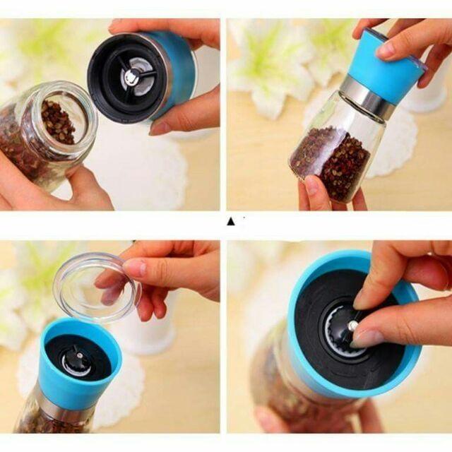 Dụng Cụ Xay Tiêu, Hạt Cầm Tay bằng thủy tinh đa Năng