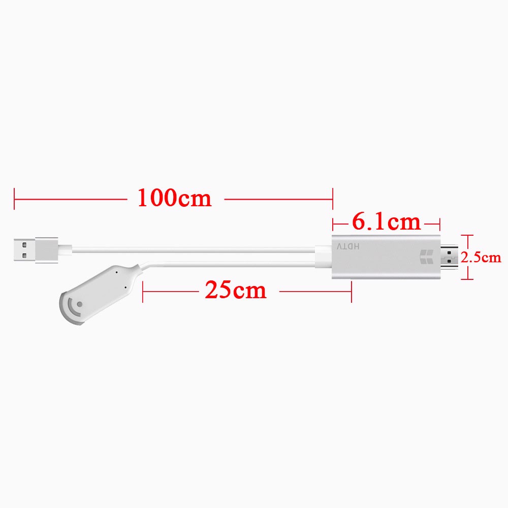 Bộ xuất hình ảnh HDMI không dây cho iOs, Android, Windows 10 Aturos OT-71 - Hàng nhập khẩu