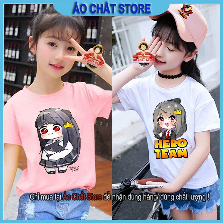 (3 màu) Áo thun SAMMY ĐÀO siêu cute | Áo Hero Team SAMMY ĐÀO cho bé gái siêu đẹp MC27 | Áo Chất Store