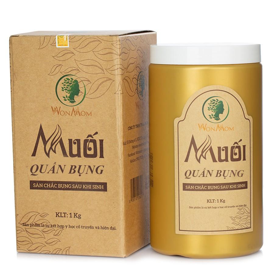 Muối Quấn Bụng, Săn Chắc Vòng Bụng Sau Sinh Wonmom 1Kg