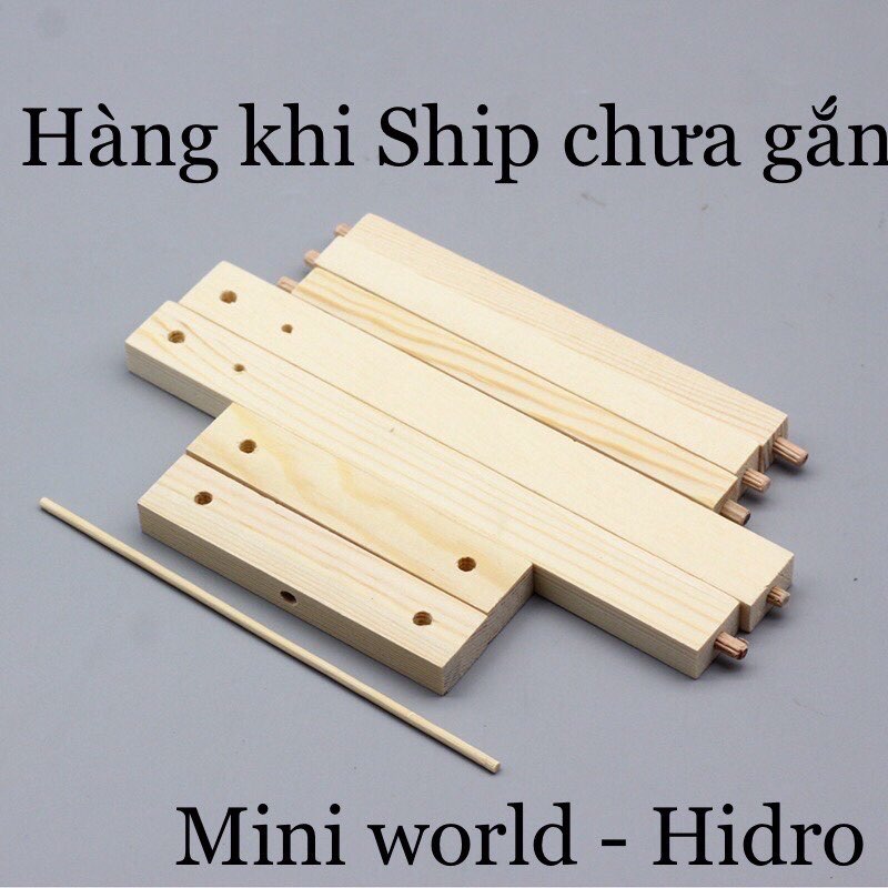 Sào gỗ treo đồ cho búp bê