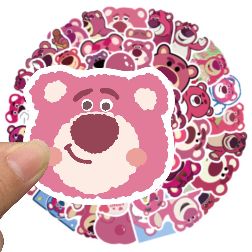 Set 50 Sticker Dán Laptop Chống Nước Hình Nhân Vật Hoạt Hình Toy Story