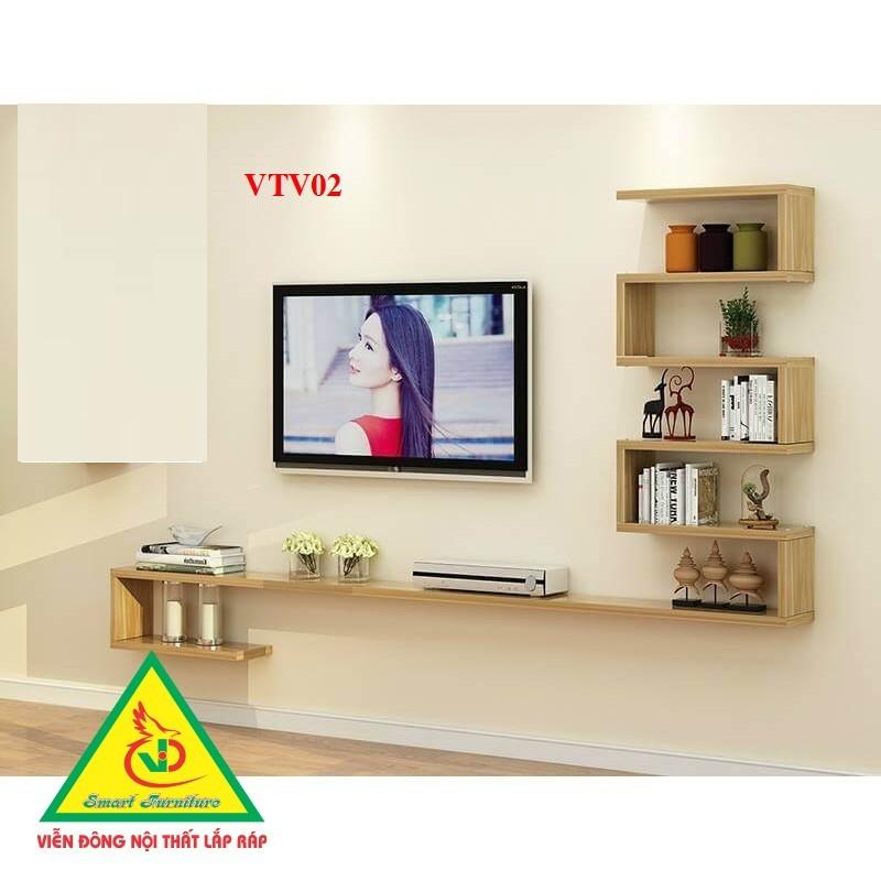 KỆ TI VI TREO TƯỜNG LẮP RÁP - NỘI THẤT LẮP RÁP