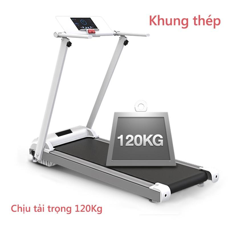 SP102 Máy chạy bộ điện bản mới máy chạy bộ gọn nhẹ gia dụng trong nhà có thể gấp gọn yên tĩnh có thể phát nhạc