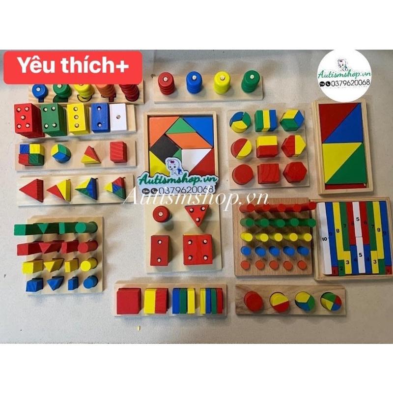 ️Combo 14ps và 9ps giáo cụ montessori