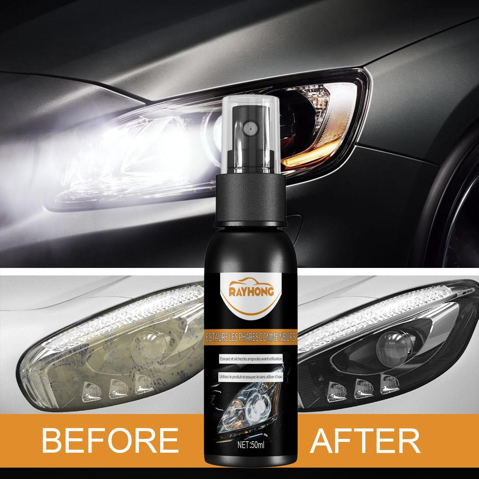 Car Headlight Renewal Polish Car Assecories Car Headlight Repair Fluid Spray