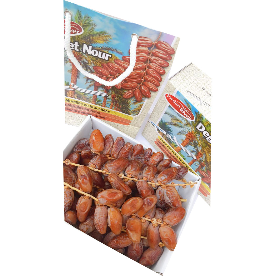 Chà Là Nguyên Cành Nhập Khẩu Israel - Hộp 1kg Kèm Túi Xách