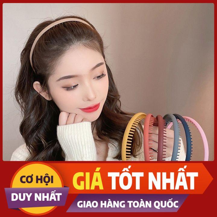 CÀI TRÒN MỊN KIỂU BACIS ĐA DẠNG MÀU SẮC DỄ PHỐI BÁM TÓC SIÊU XINH - NUNAM SHOP