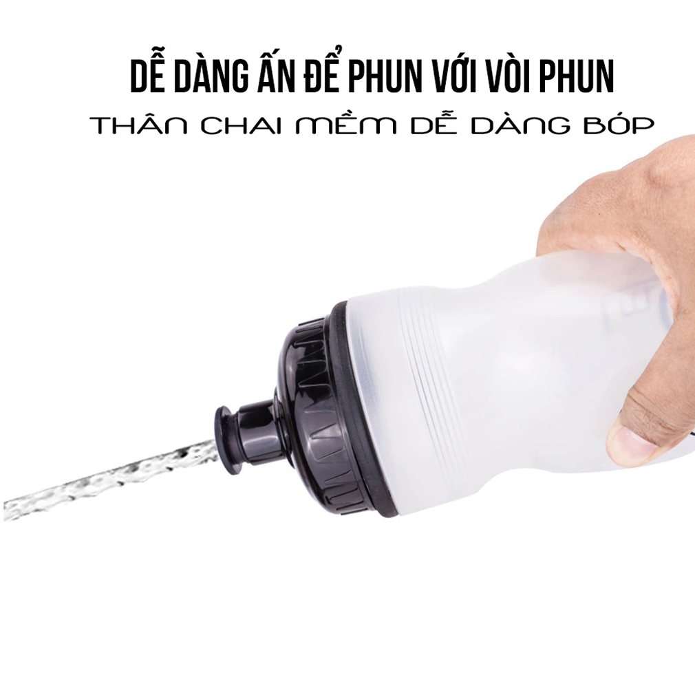 Bình Chai Nước Xe Đạp Lớn 750ml YQ750 Chất Liệu Nhựa PP An Toàn Dễ Dàng Vệ Sinh MaiLee