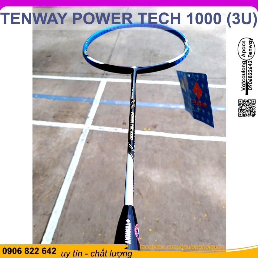 Vợt cầu lông Tenway Power Tech 1000 (3U) | Chuyên công đập cầu của Tenway, trợ lực người chơi.