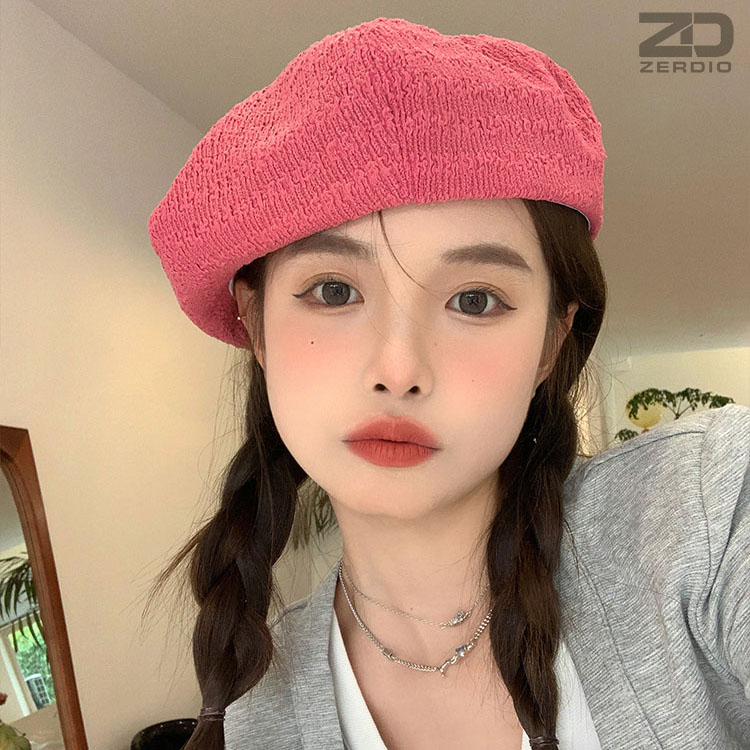 Mũ Nồi Nữ, Nón Beret Xuân Hè Phong Cách Hàn Quốc MNN017