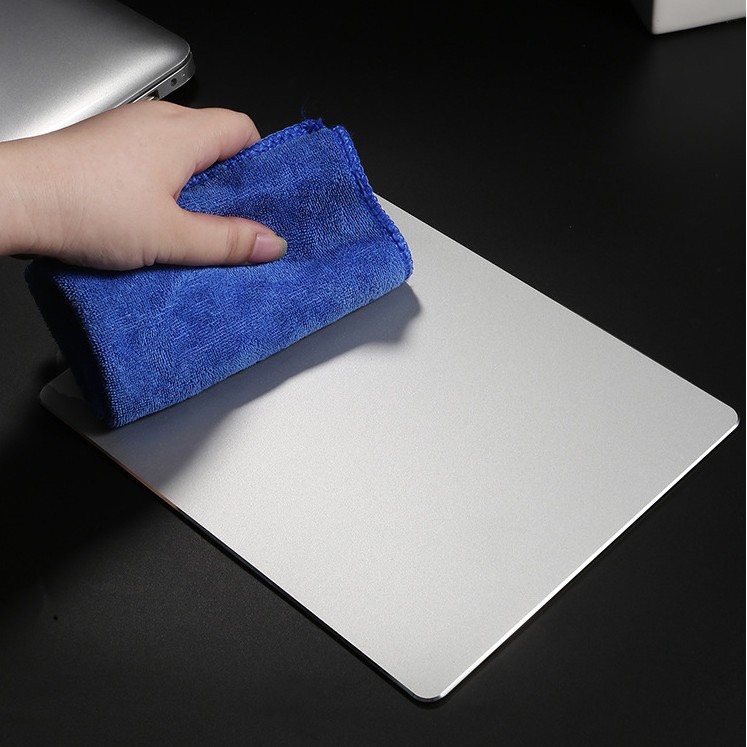 Miếng Lót Chuột, Bàn Di Chuột Nguyên Khối Aluminum 220x180mm ( Mouse pad ), Siêu Bền - HÀNG CHĨNH HÃNG