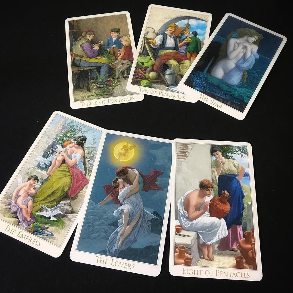 Bộ bài The Victorian Romantic Tarot mã số SP EP879