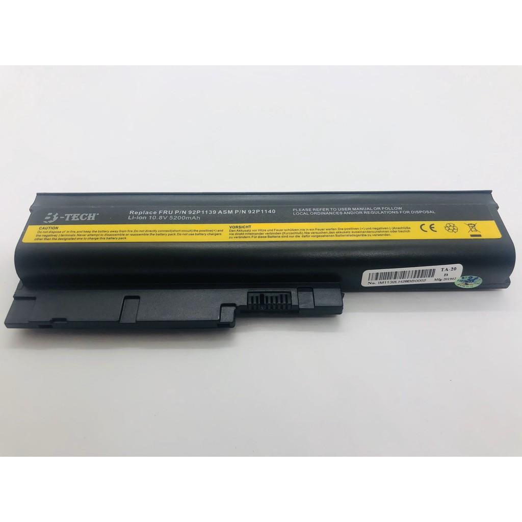 Pin dành cho Laptop IBM Lenovo ThinkPad T60 T61 R60 FRU 42T4504 92P1131 6 Cell- Hàng mới 100%- Bảo hành 12 tháng