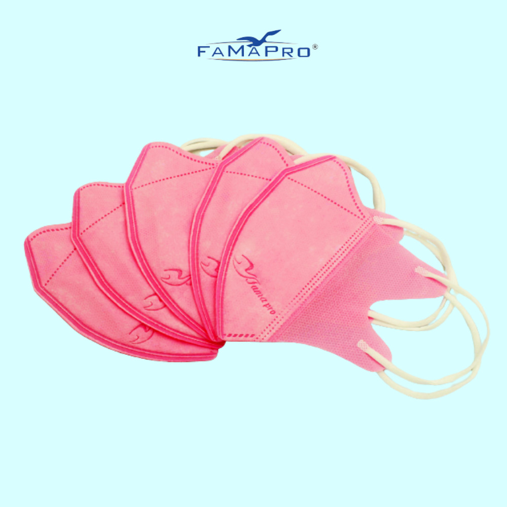 - Khẩu trang y tế kháng khuẩn 3 lớp Famapro 5D Mask