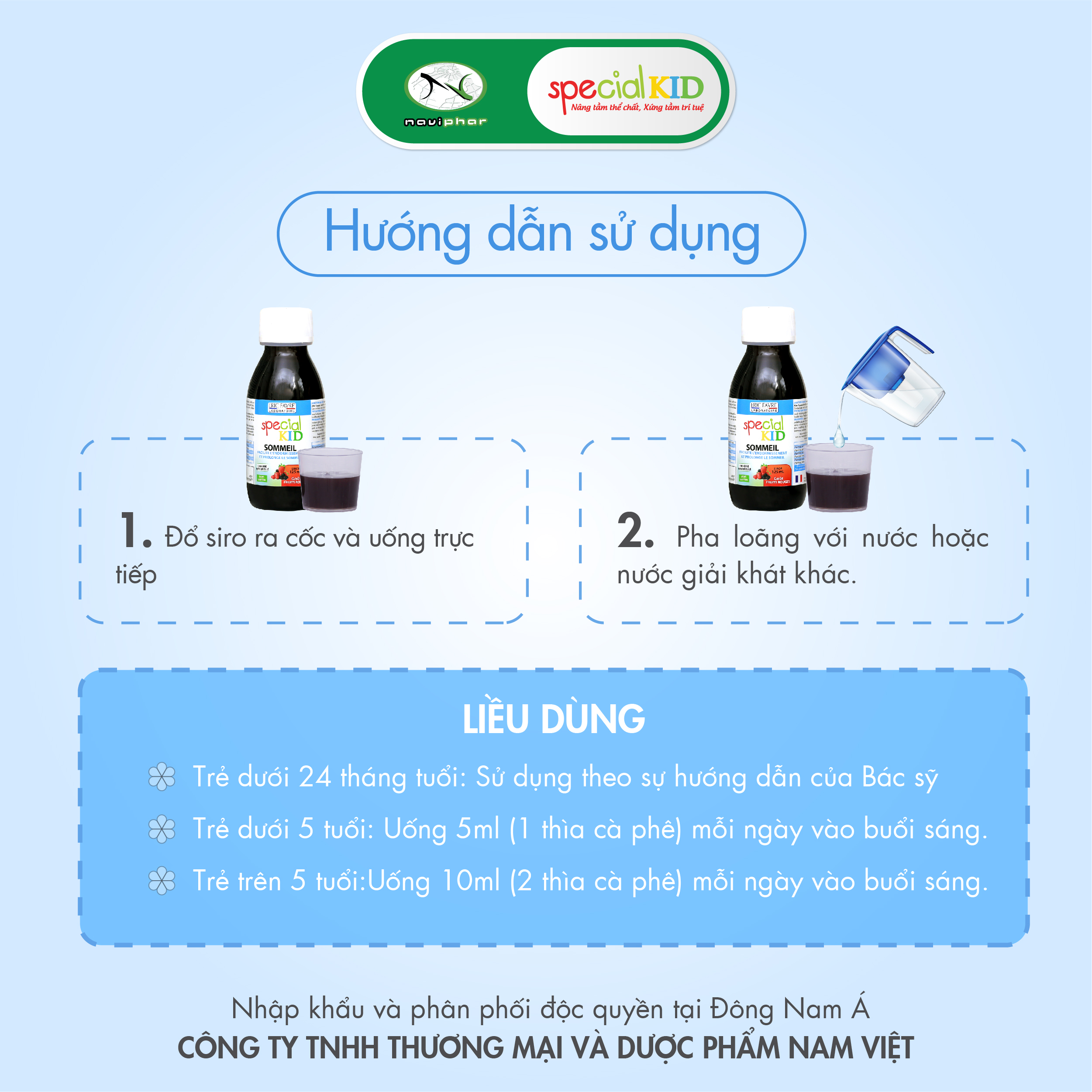 TPBVSK Special Kid Sommeil – Giúp ngủ ngon giấc, ngủ sâu giấc