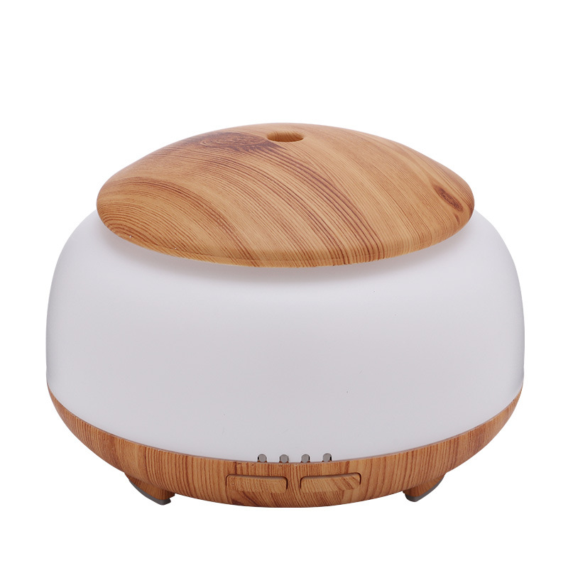 Máy Phun Sương Tạo Độ Ẩm Vân Gỗ Aroma Diffuser Có Led Cực Đep