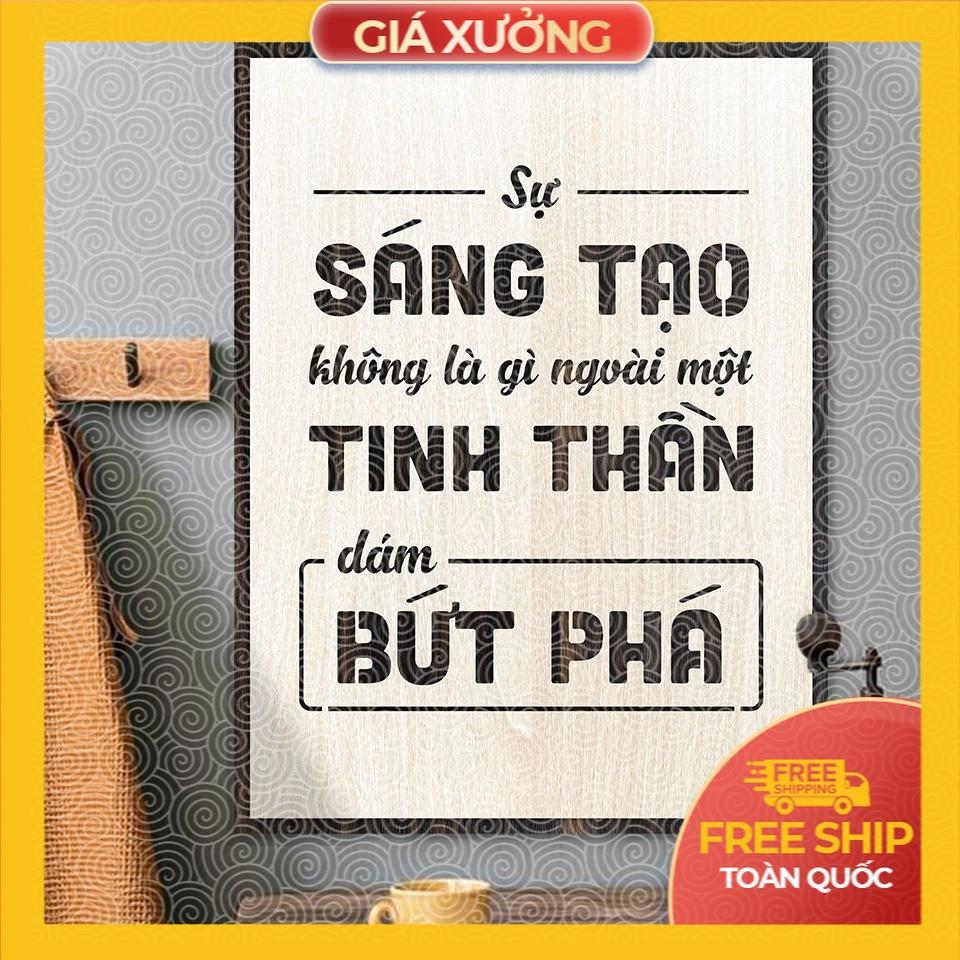Tranh động lực trang trí văn phòng - Sự sáng tạo không là gì ngoài một tinh thần dám bứt phá