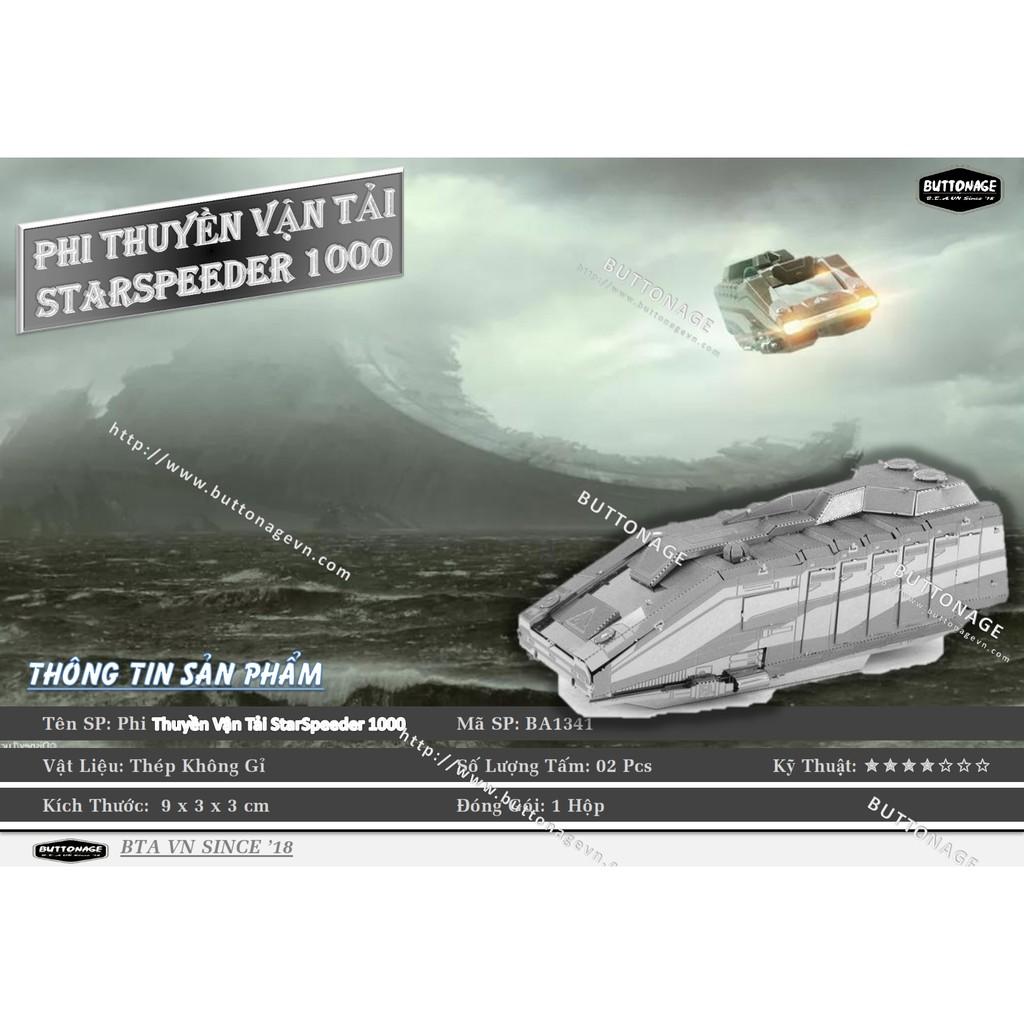 Mô Hình Lắp Ráp 3d Phi Thuyền Vận Tải StarSpeeder 1000