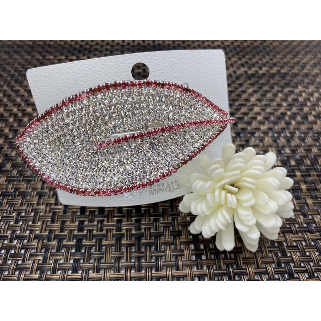 Kẹp Tóc Hinh Chiếc Lá Đính Đá Sang Trọng