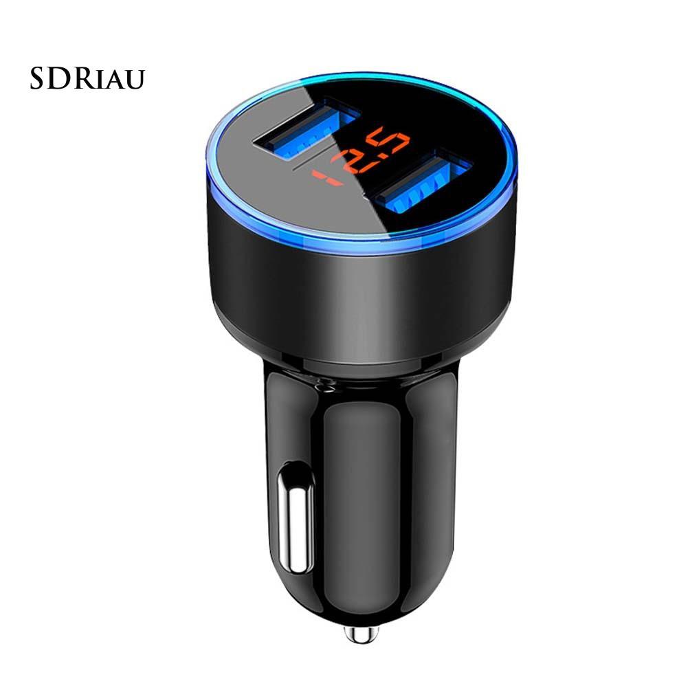 Thiết bị vôn kế hỗ trợ 2 cổng sạc usb tiện dụng dành cho xe hơi