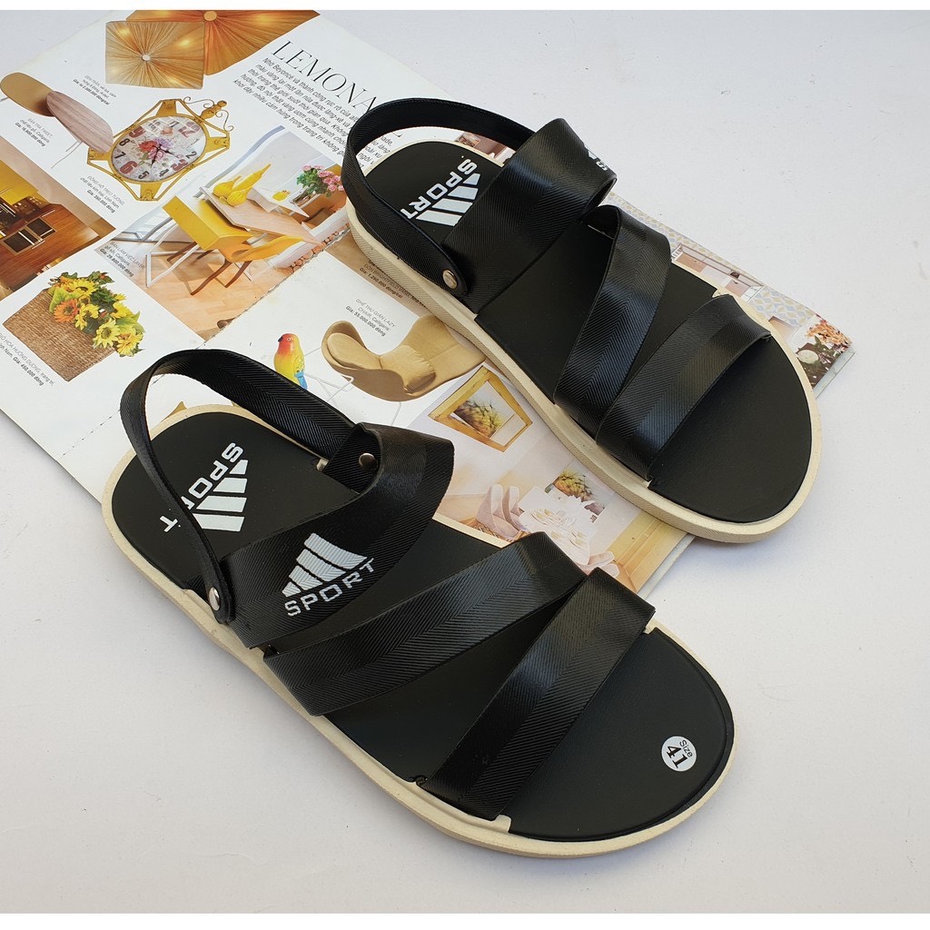 Giày Sandal Cao Su Chống Nước Thời Trang Unisex