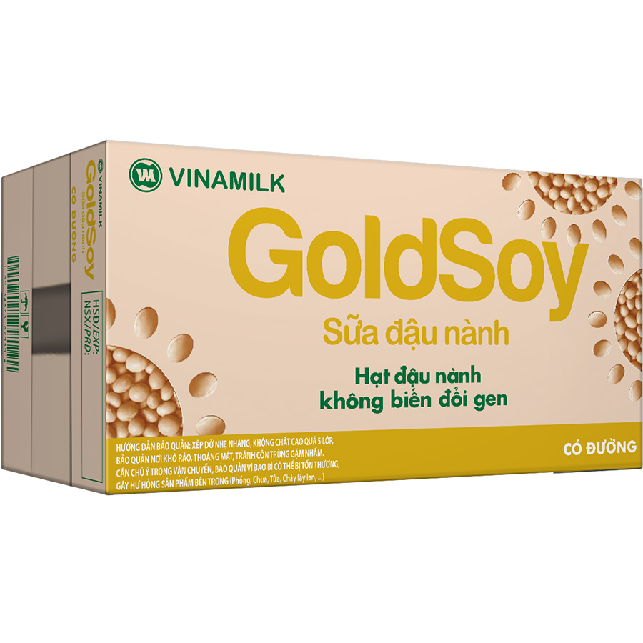 Thùng 12 Hộp Sữa Đậu Nành Goldsoy (1L)