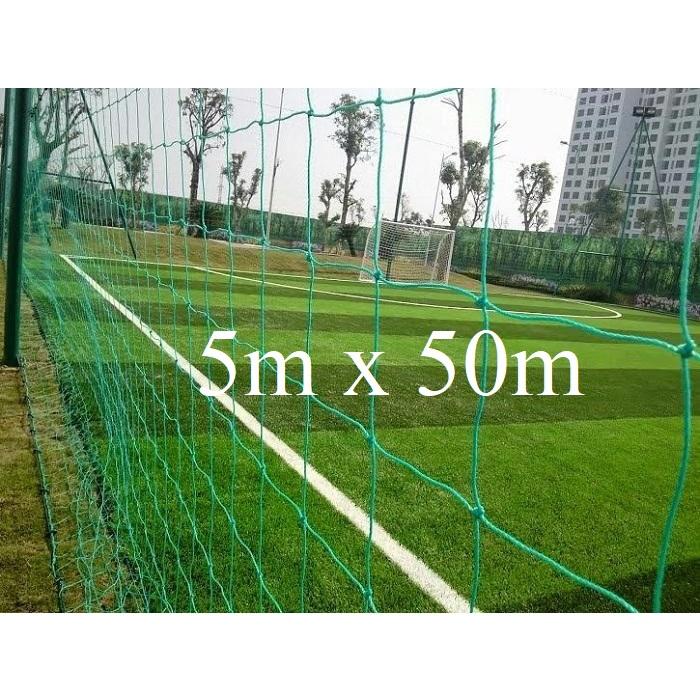 Lưới rào sân- Chắn bóng- Quây sân- Cao 5m dài 50m - sợi PE bền trên 5 năm