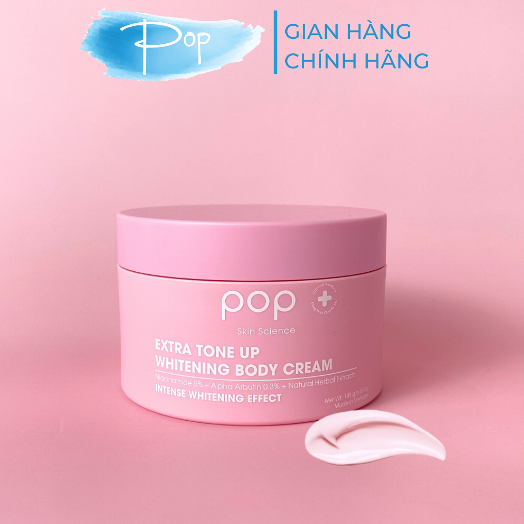 Kem Dưỡng Thể Trắng Da Nâng Tone Tăng Cường POP