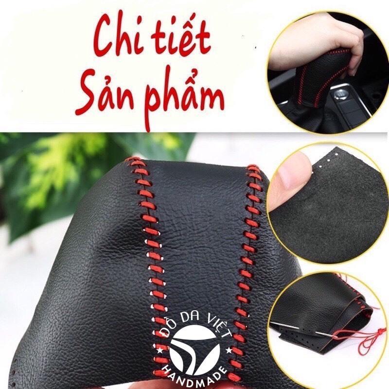 Bọc cần số, phanh tay Hyundai ACCENT, ELANTRA SỐ SÀN da bò thật 100%, bảo hành 2 năm,