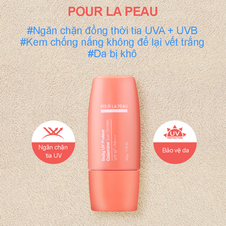 Kem chống nắng Pour La PeauDaily UV Calamine Sun Screen