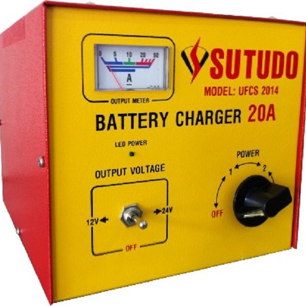 Máy sạc bình ắc quy Sutudo - có tăng điện S20A