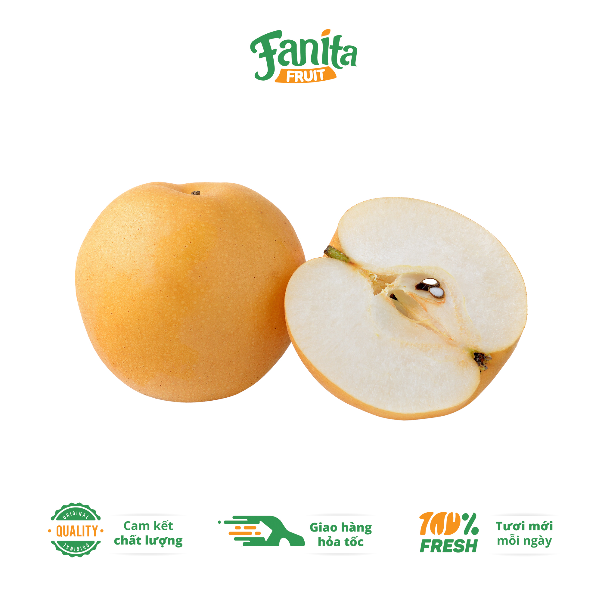 Lê Hàn Quốc - giòn ngọt, thanh mát 1kg