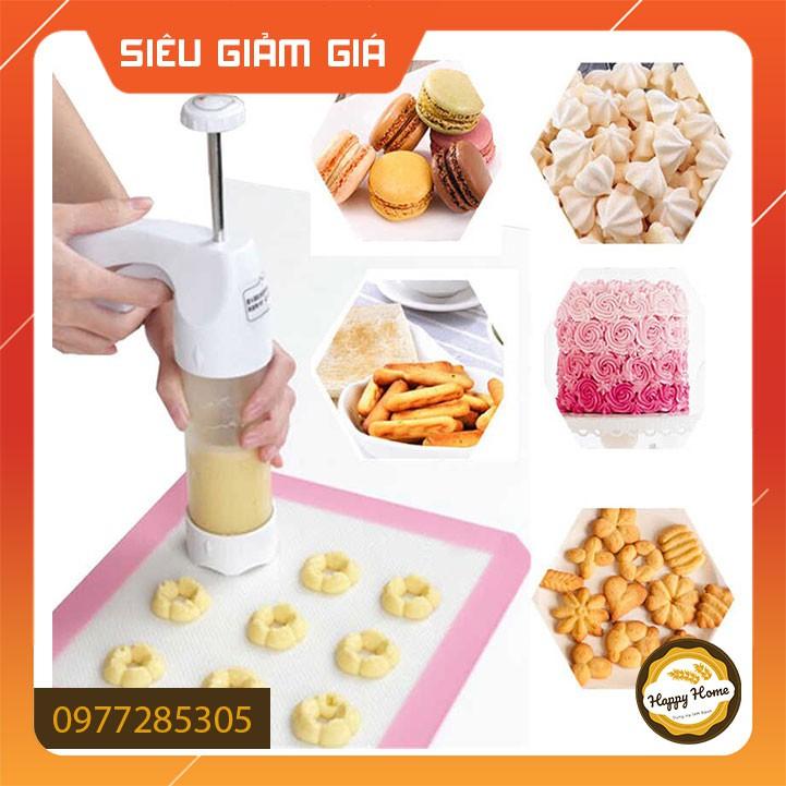 Bộ Khuôn làm bánh quy hình súng 12 bông hoa + 6 đầu trang trí bánh